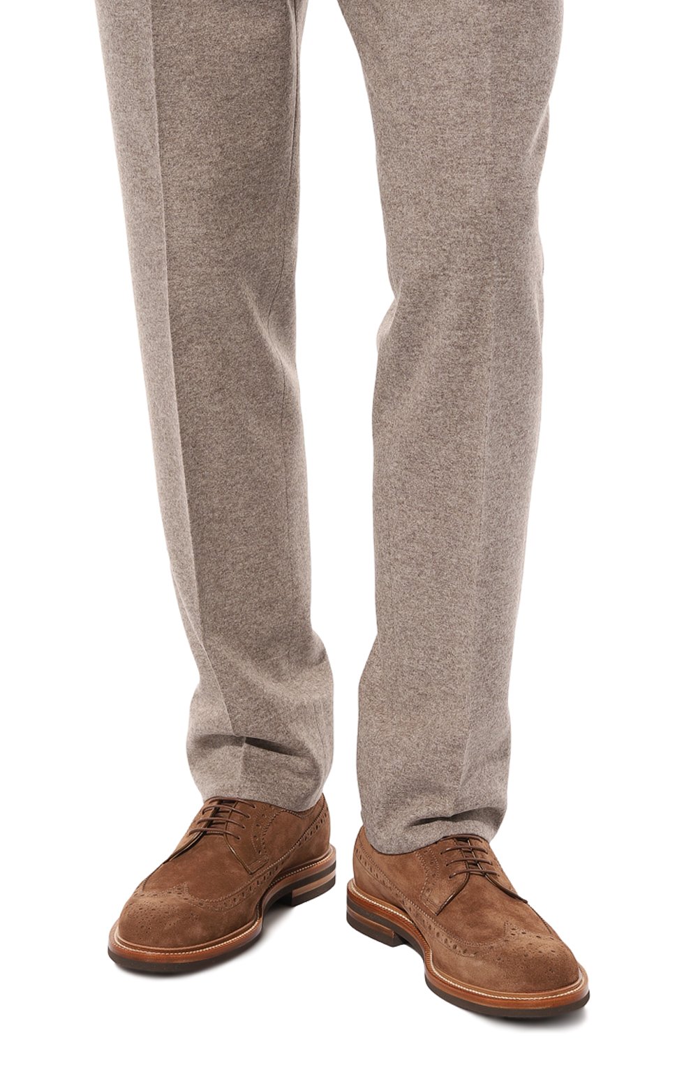 Замшевые дерби BRUNELLO CUCINELLI, арт. MZUPEB2198, фото 3