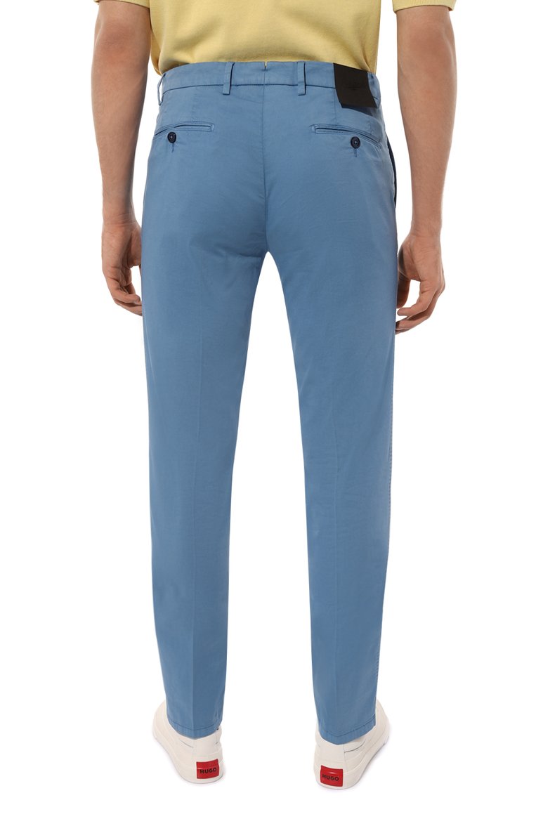 Брюки из хлопка и шелка MARCO PESCAROLO, арт. SLIM80/ZIP/4700, фото 4