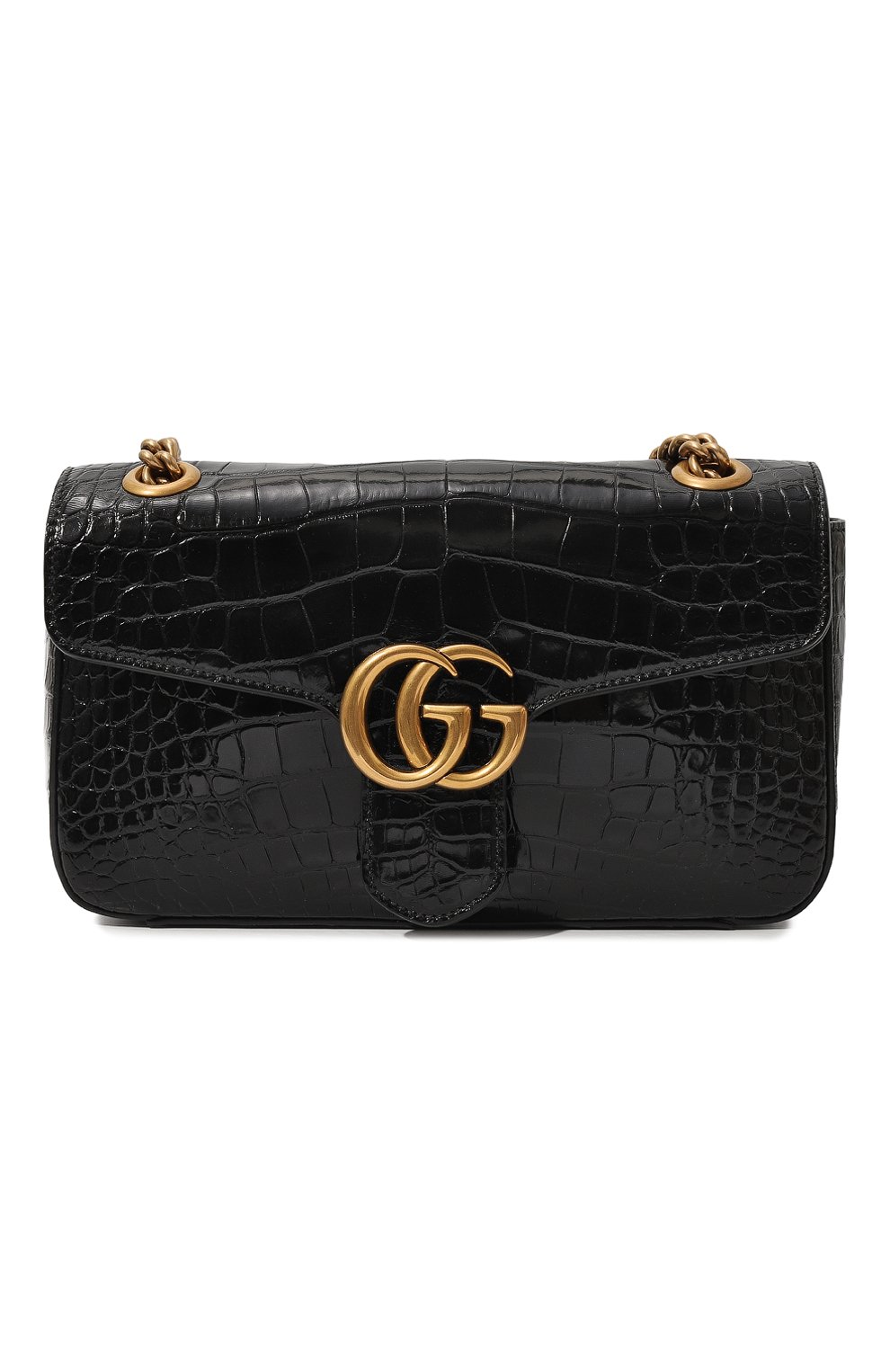 Сумка gg marmont small из кожи аллигатора GUCCI, арт. 443497 EV40E, фото 1