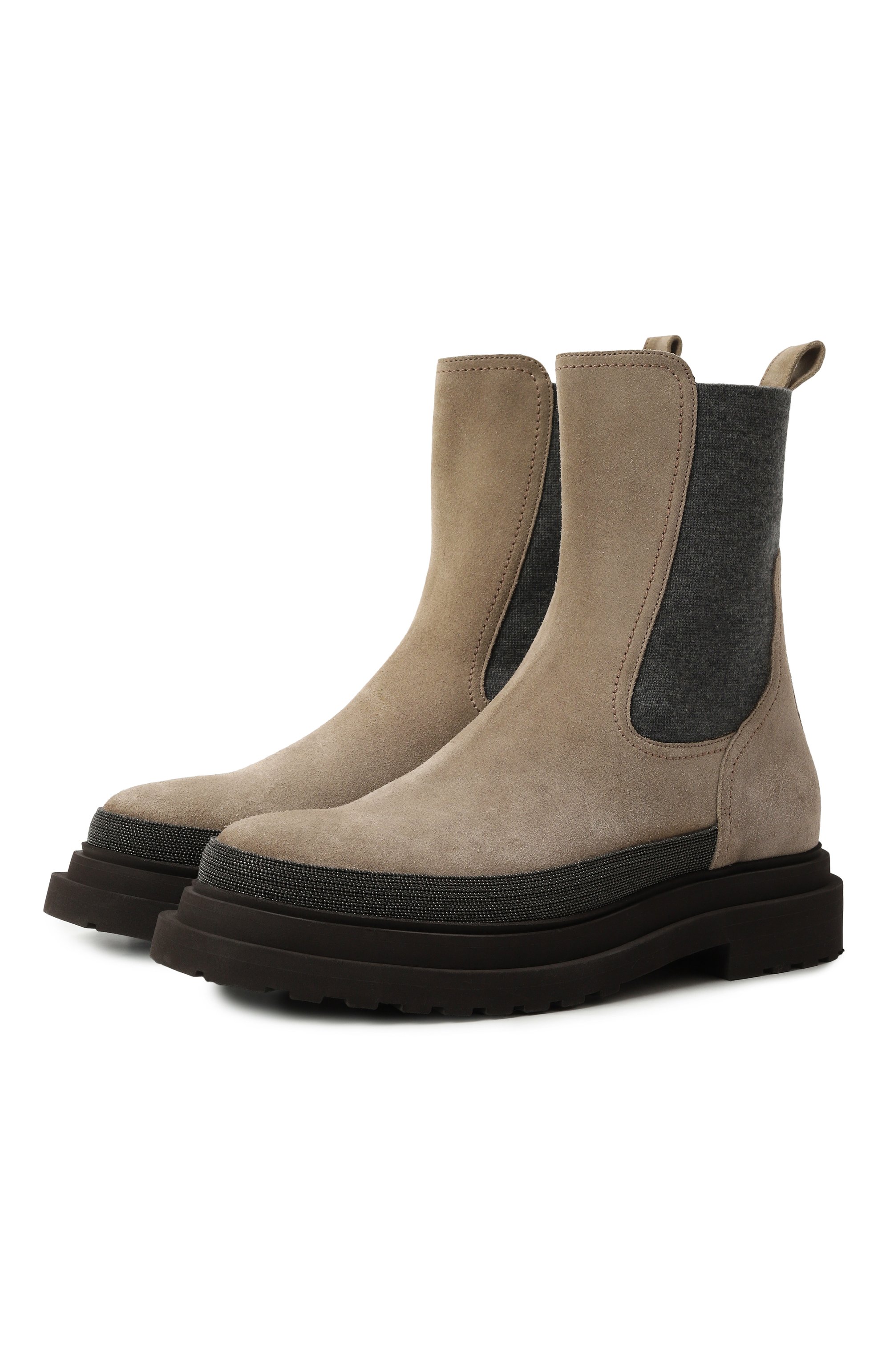 Замшевые челси BRUNELLO CUCINELLI, арт. MZSFGBP422, фо�то 1