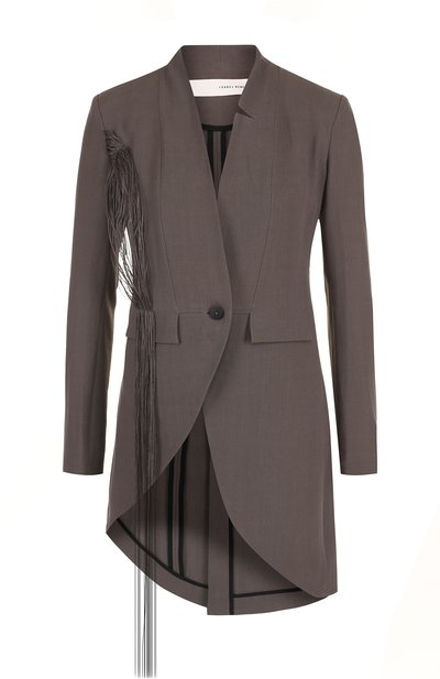 Удлиненный жакет асимметричного кроя  ISABEL BENENATO, арт. WW02RS18, фото 1