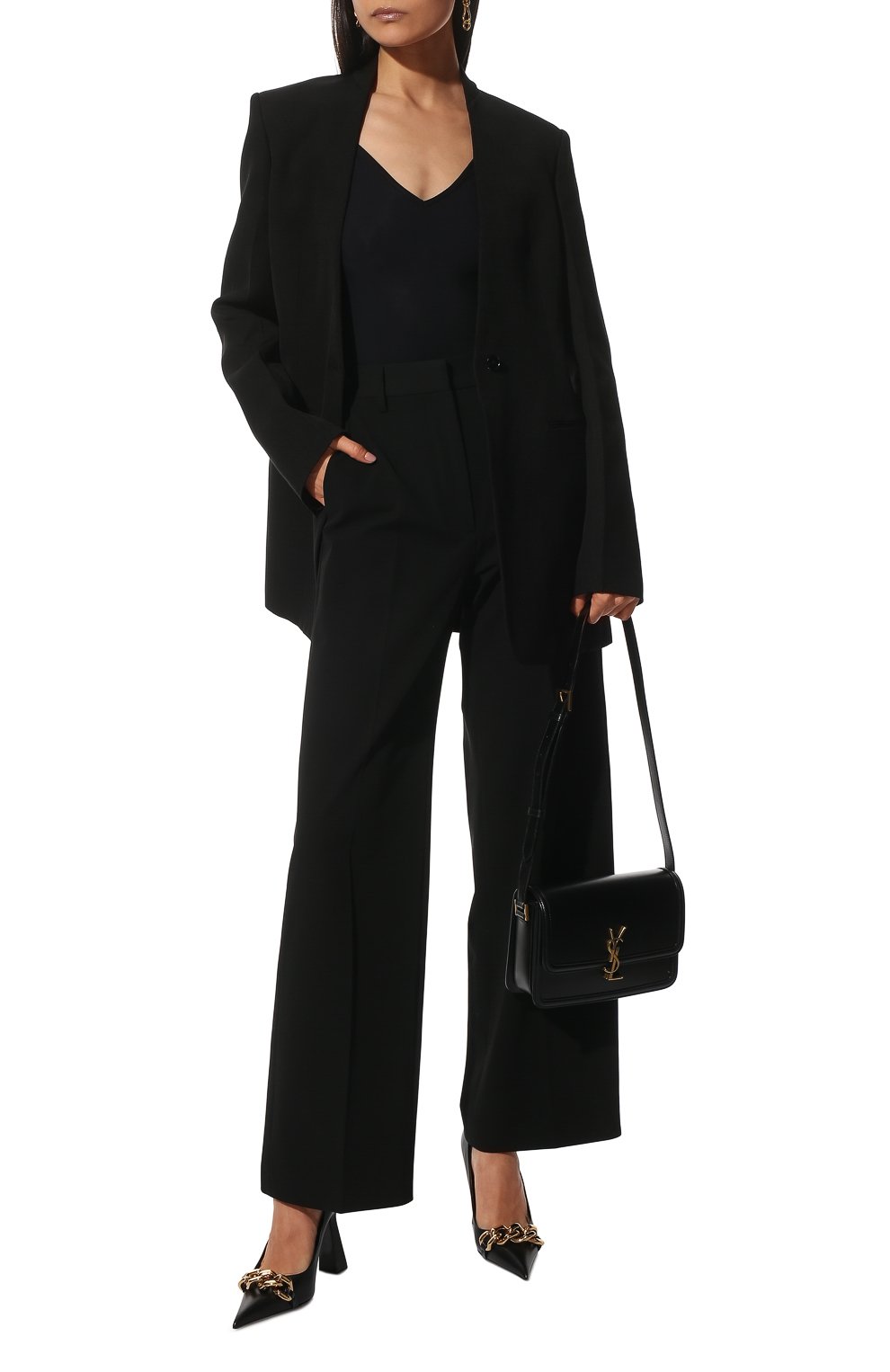 Топ JIL SANDER черного цвета по цене 16850 руб., арт. JSCU705046-WU477108, фото 2 Топ JIL SANDER, арт. JSCU705046-WU477108, фото 2