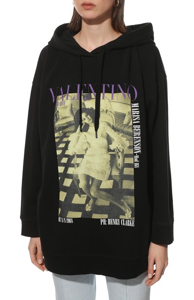 Хлопковое худи VALENTINO, арт. XB0MF17J75N, фото 3