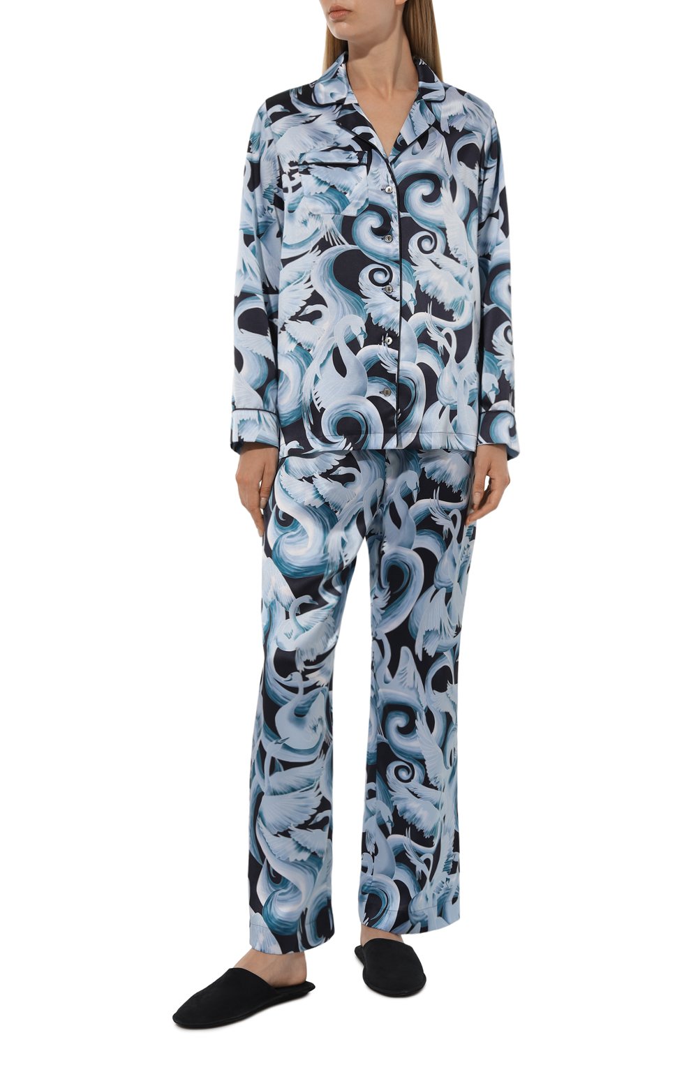 Шелковая пижама DEREK ROSE, арт. 2050-BRIN104, фото 2