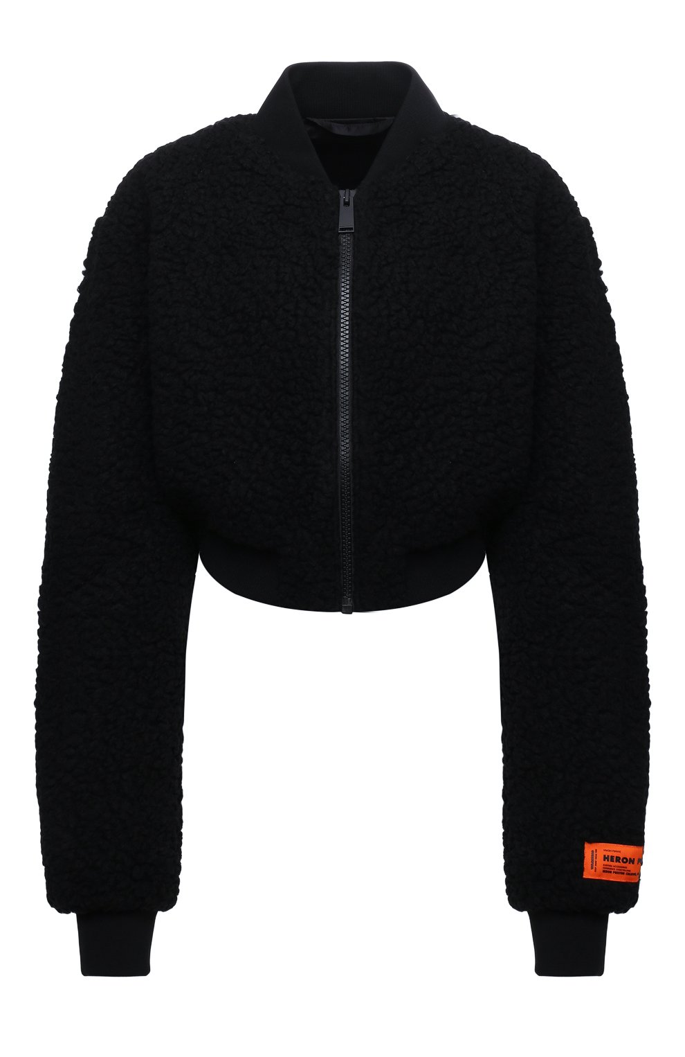 Бомбер HERON PRESTON черного цвета по цене 65950 руб., арт. HWEH002F21FAB0011000, фото 1 Бомбер HERON PRESTON, арт. HWEH002F21FAB0011000, фото 1