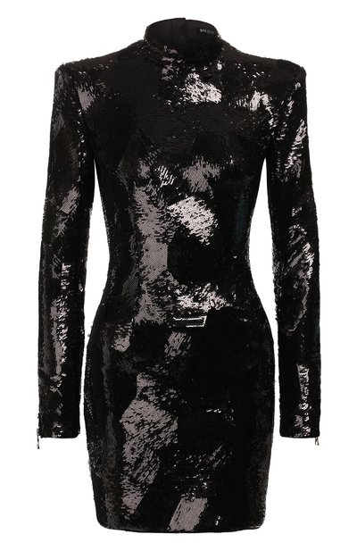 Женское платье с пайетками BALMAIN, арт. SF06647/X299