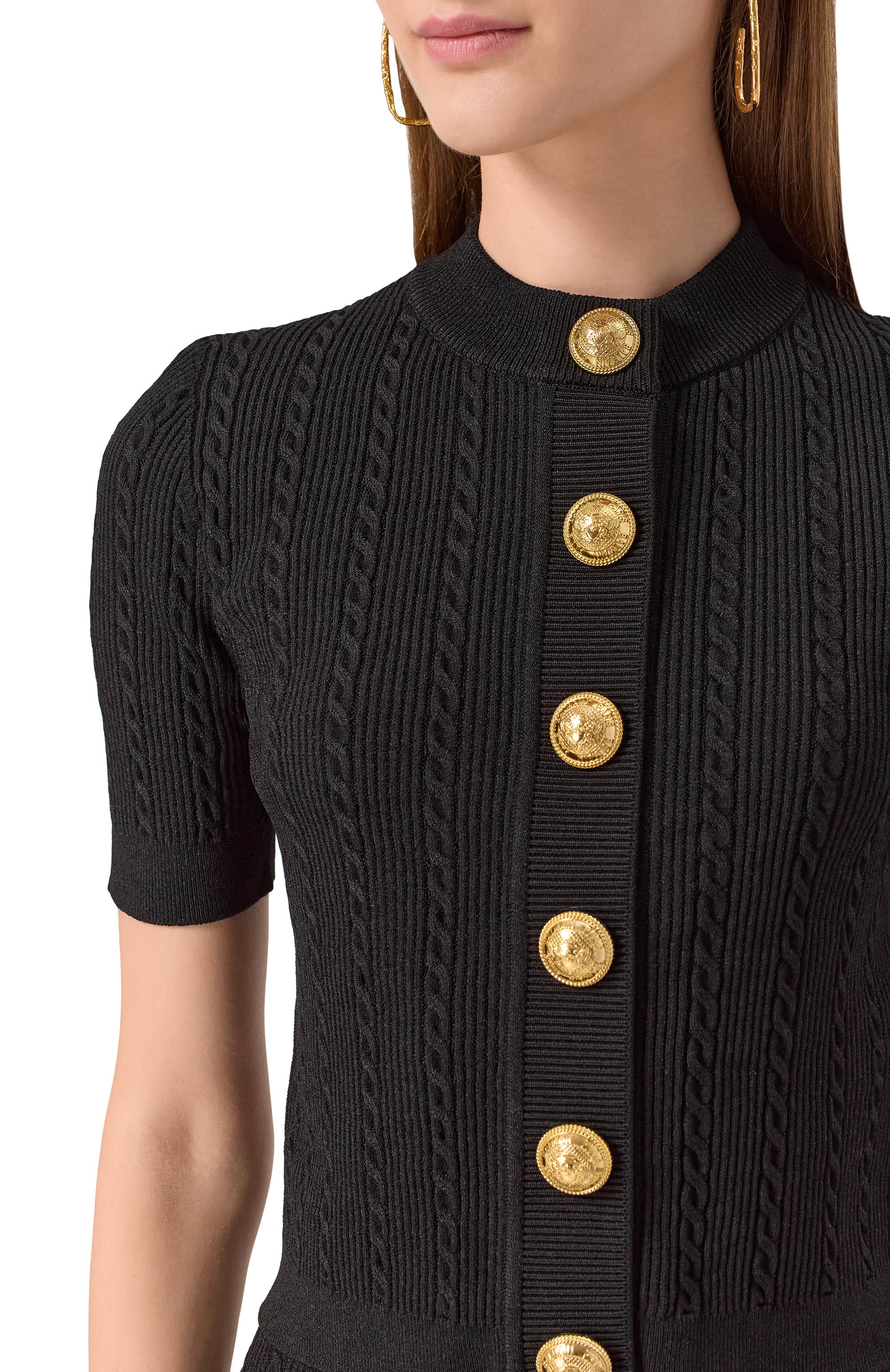 Кардиган из вискозы BALMAIN, арт. FF1KL230/KI50, фото 5