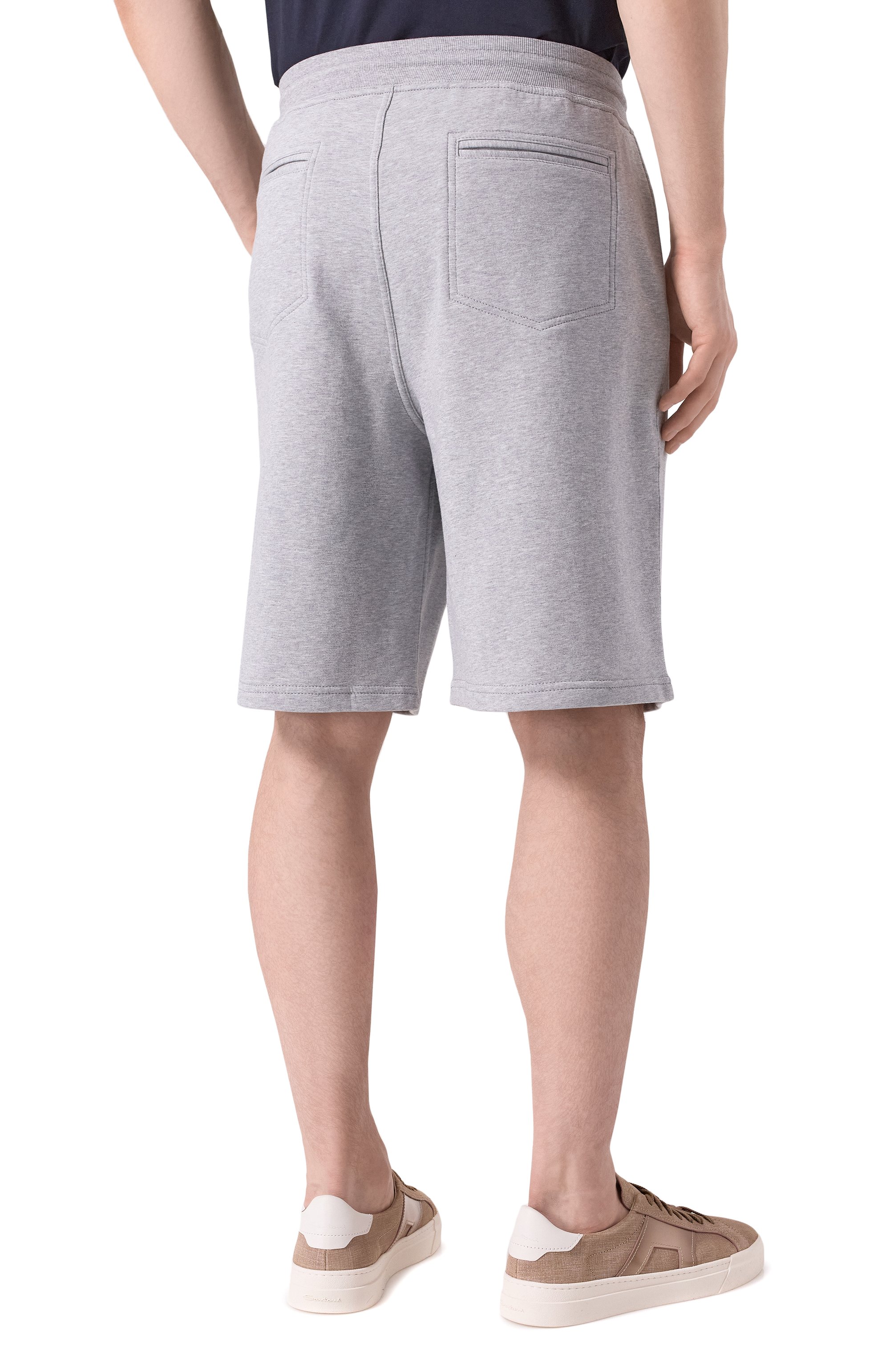 Хлопковые шорты BRUNELLO CUCINELLI, арт. MW8633318G, фото 4