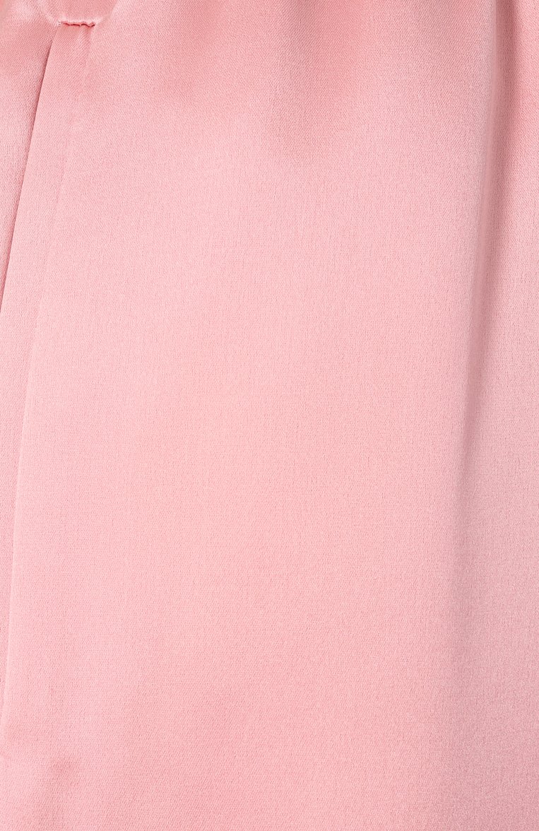 Женские атласные брюки VALENTINO розового цвета, арт. 6B3RB68590E | Фото 6 (Материал внешний: Шелк; Женское Кросс-КТ: Брюки-одежда; Силуэт Ж (брюки и джинсы): Широкие; Стили: Романтичный; Длина (брюки, джинсы): Стандартные; Автоматизация ТО: Проставлено; Автоматизация состава: Проставлено)