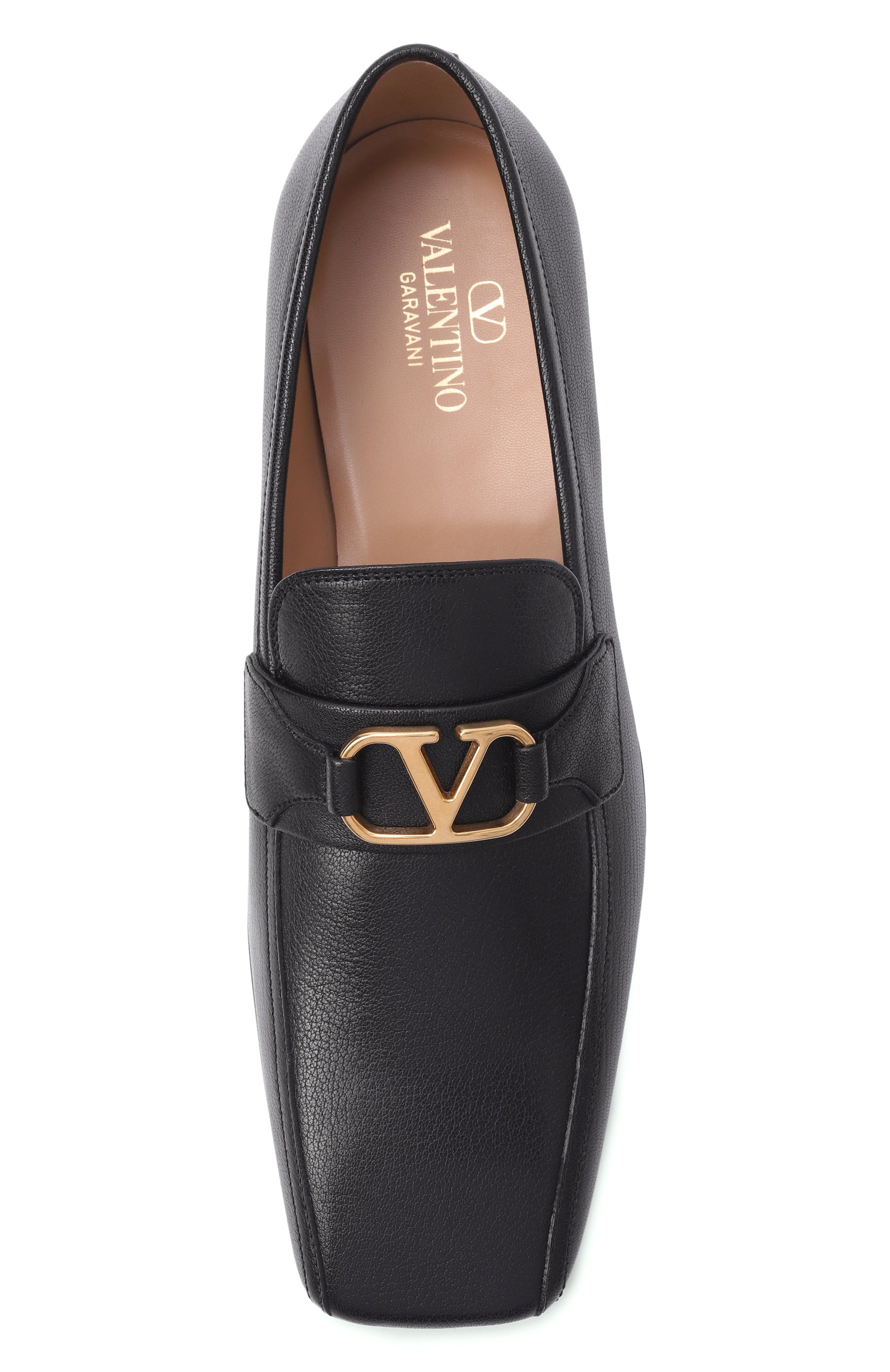Кожаные лоферы vlogo signature VALENTINO, арт. 8Y0S0N03/ZWD, фото 5