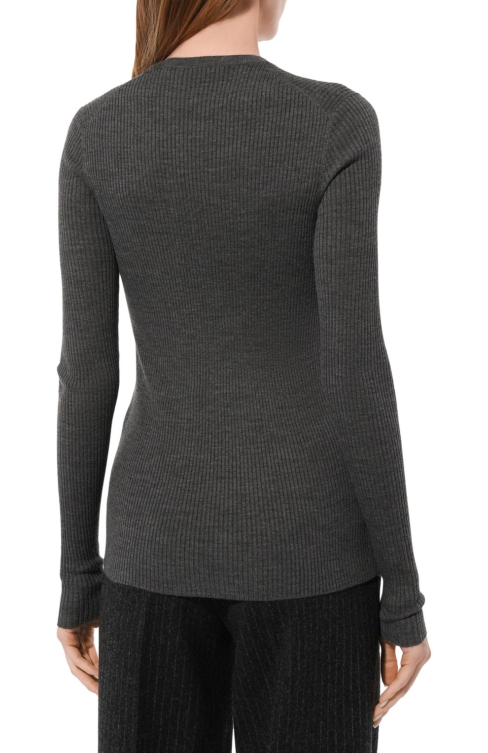 Пуловер из шерсти и шелка PRADA, арт. P24C1N-1XA3-F0480-202, фото 4