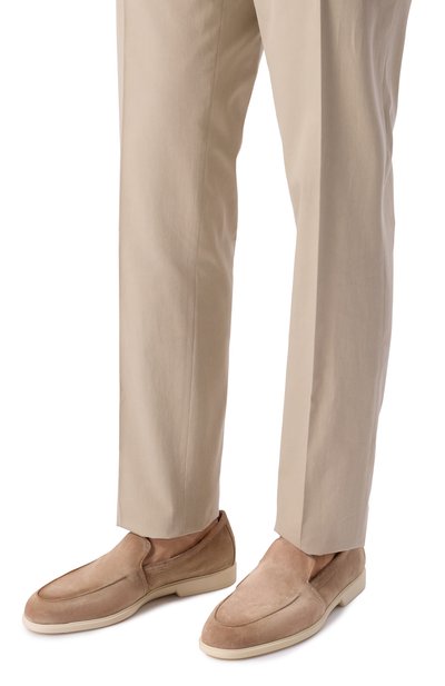 Замшевые лоферы malibu SANTONI, арт. MGAG18829TICSEAA, фото 3