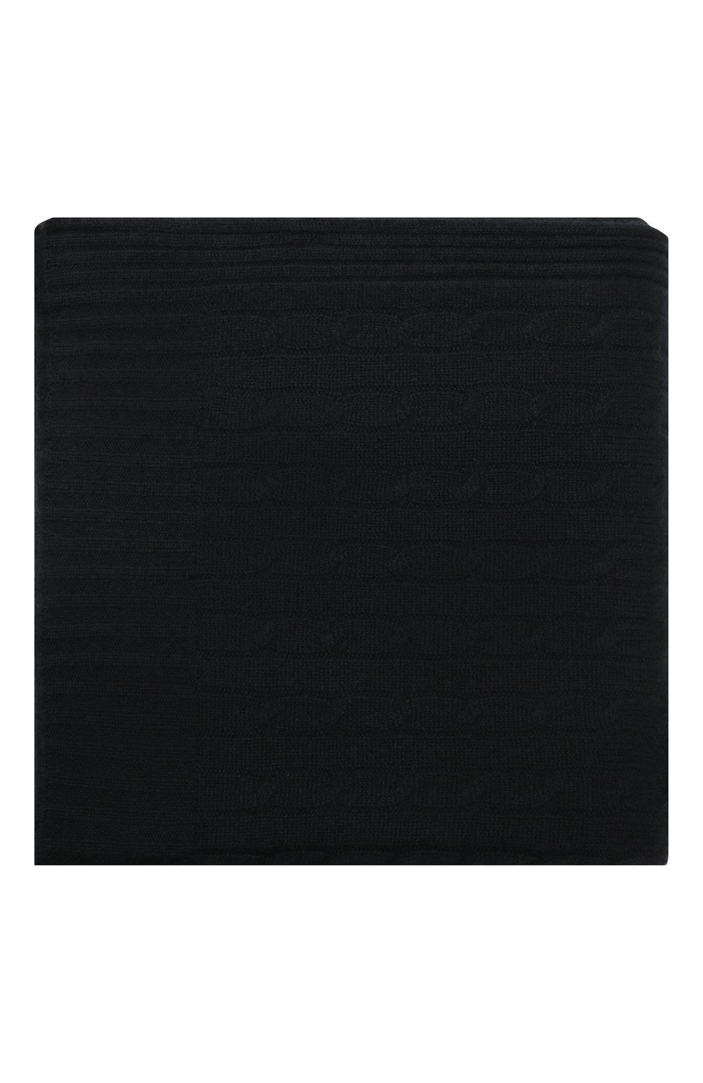 Кашемировый плед RALPH LAUREN черного цвета по цене 54300 руб., арт. 650194528, фото 3 Кашемировый плед RALPH LAUREN, арт. 650194528, фото 3