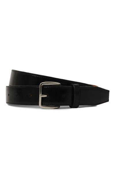 Кожаный ремень SASHAVERSE, арт. BELT1/BLACKGLOSS, фото 1