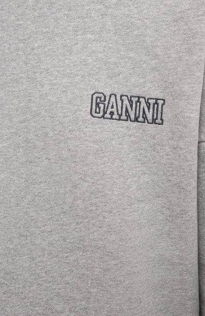 Хлопковый свитшот GANNI, арт. T2922, фото 5