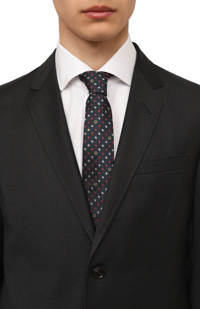 Шелковый галстук GUCCI, арт. 643815 4E002, фото 2