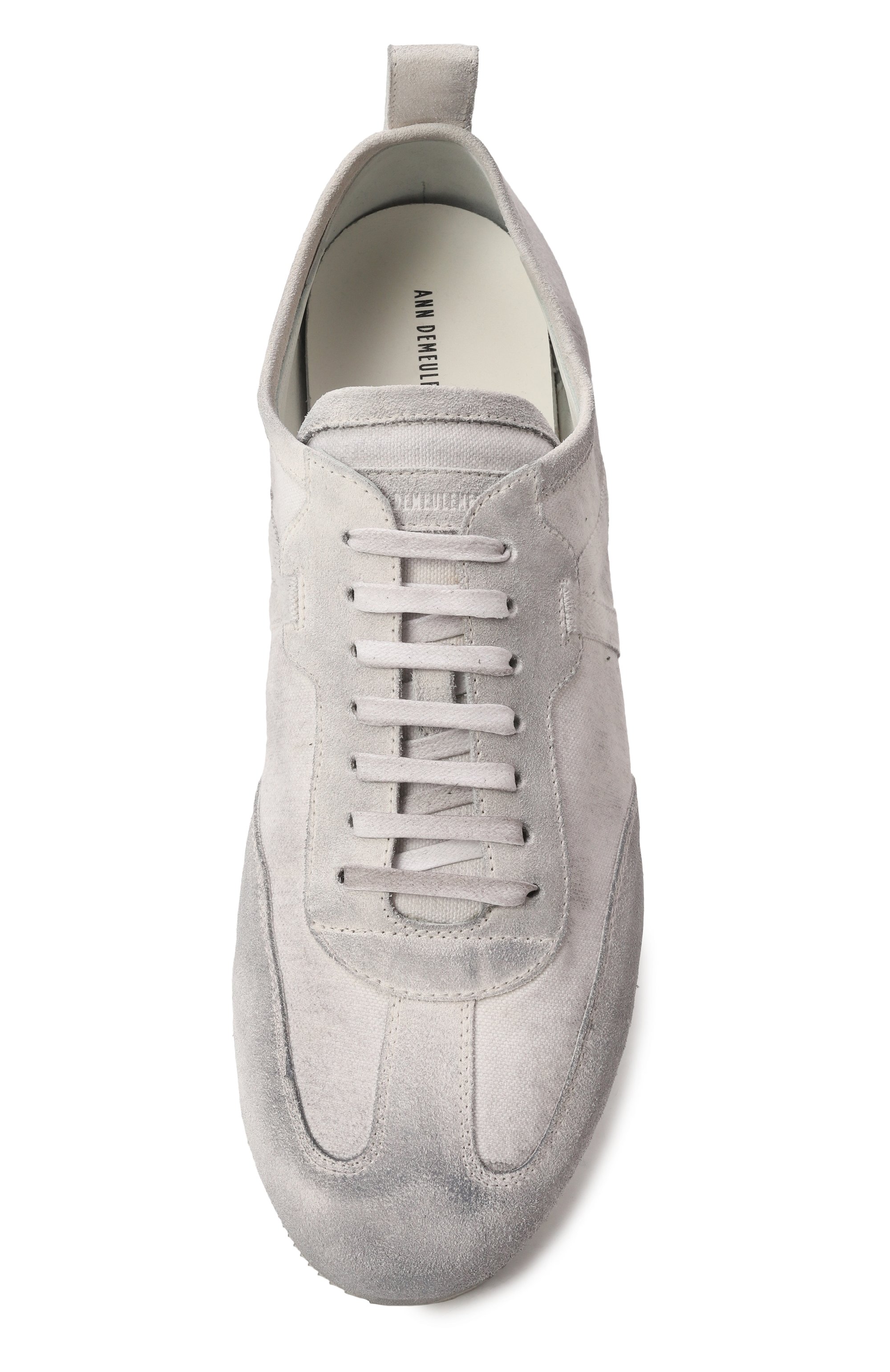 Комбинированные кеды siru ANN DEMEULEMEESTER серого цвета по цене 61550 руб., арт. B0012585/FA629, фото 6 Комбинированные кеды siru ANN DEMEULEMEESTER, арт. B0012585/FA629, фото 6