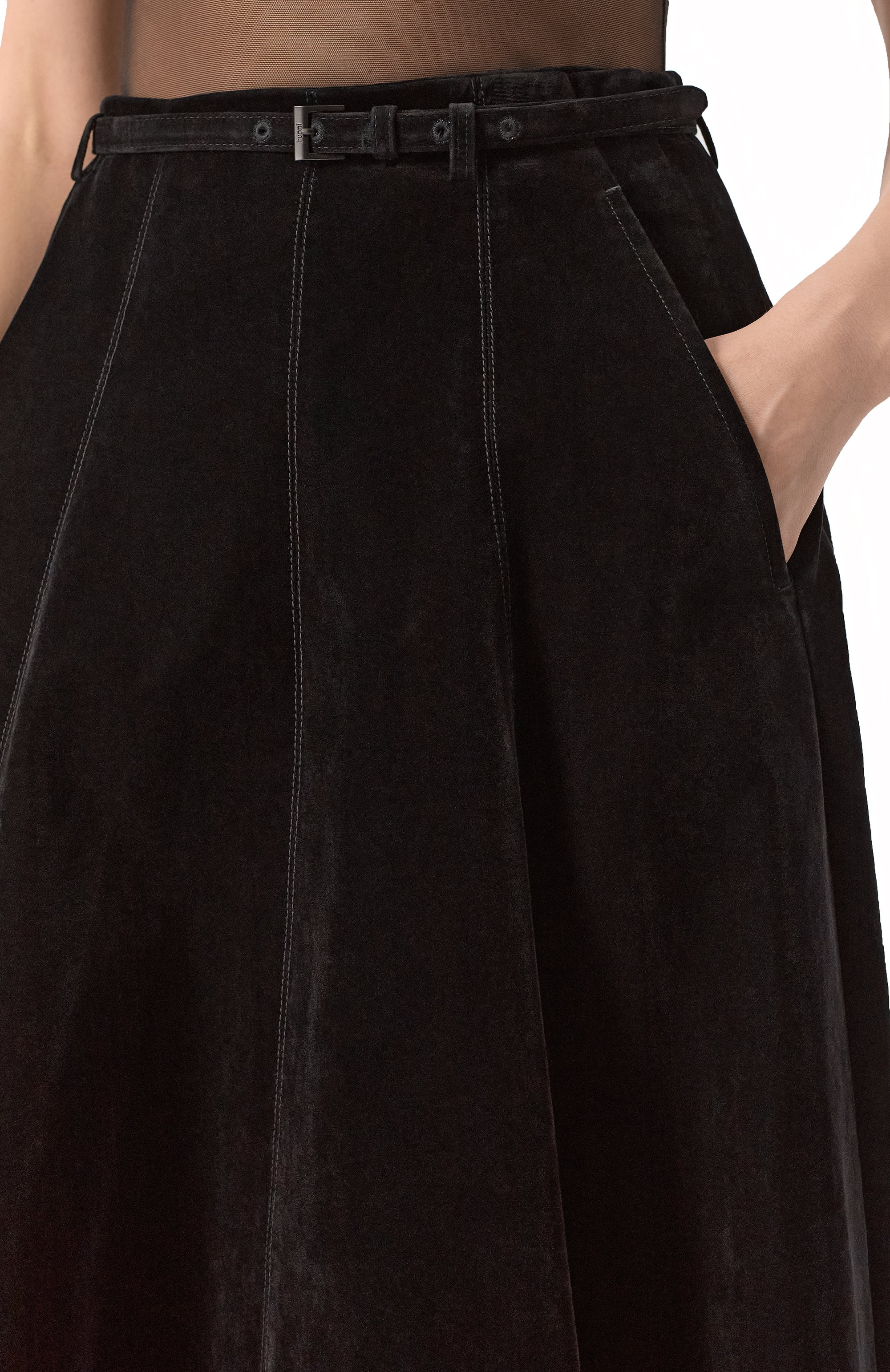 Бархатная юбка JUUN.J, арт. JW4Y27W53, фото 5