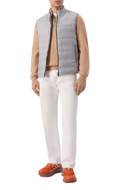 Комбинированные кроссовки Stefano Ricci UR88_G6688/MRTSWY Оранжевый  UR88_G6688/MRTSWY Фото 2