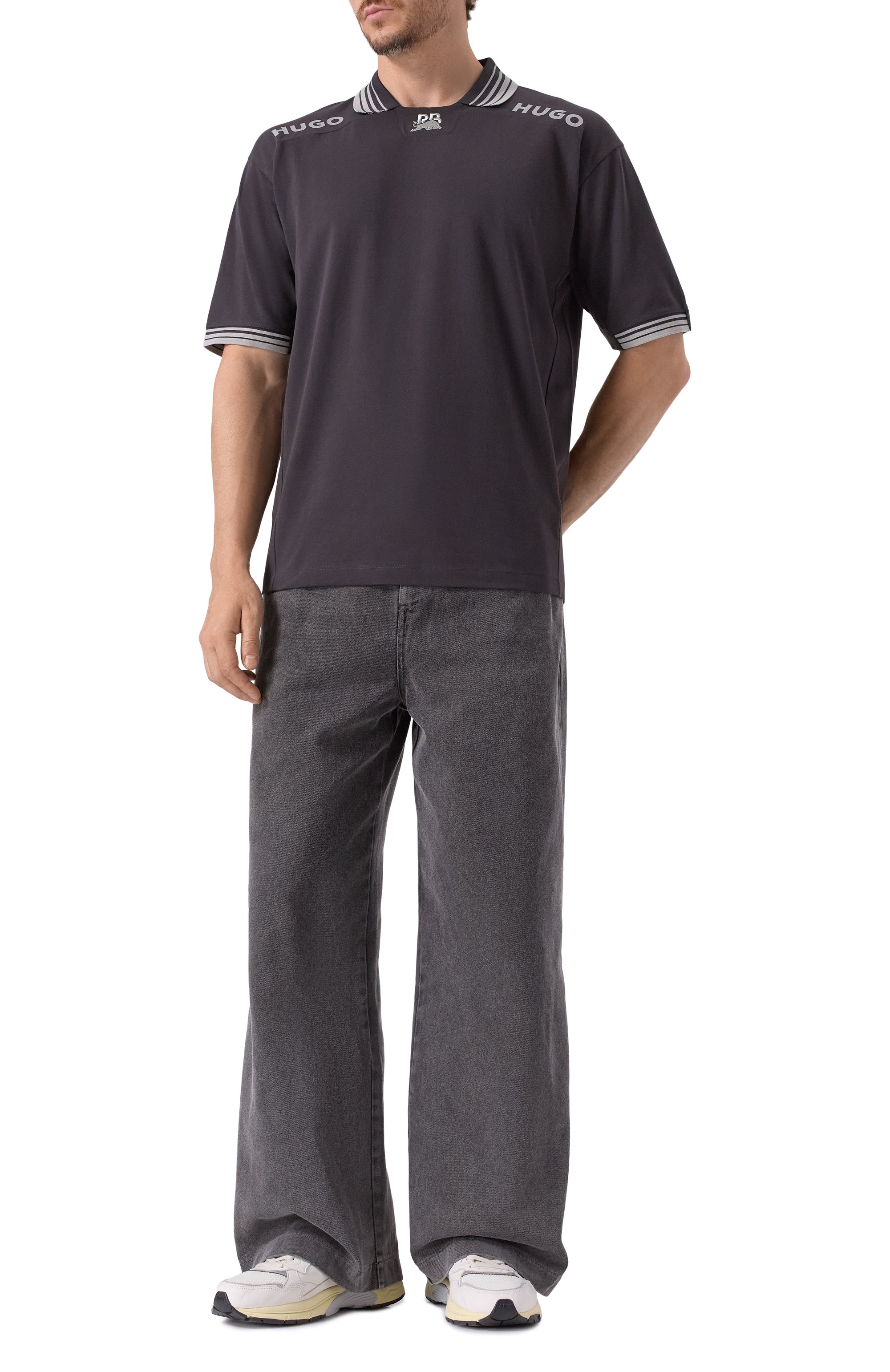 Хлопковое поло hugo x rb HUGO, арт. 50542772, фото 2