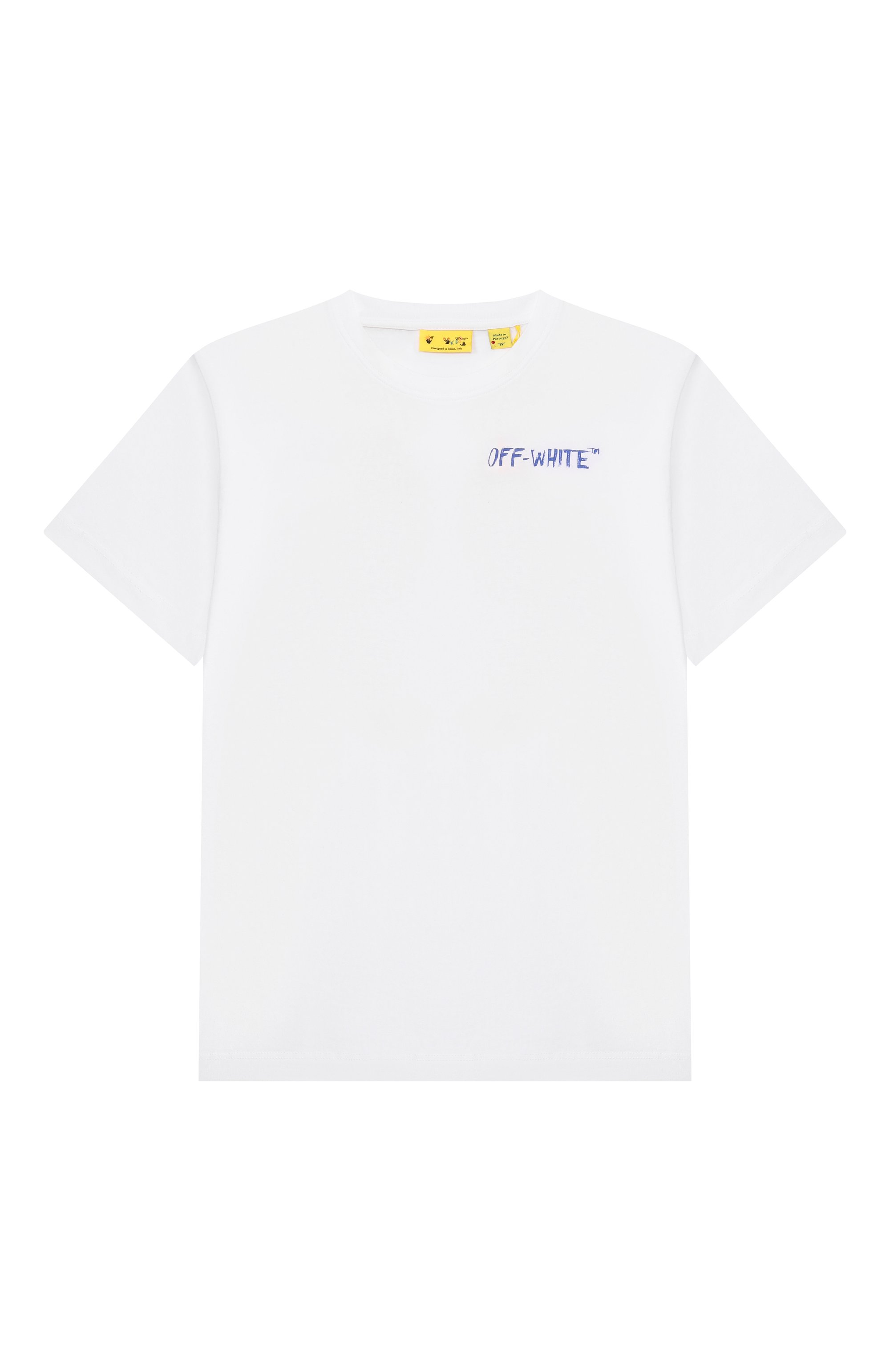 Хлопковая футболка OFF-WHITE, арт. 0BAA002S26JER005_001, фото 1