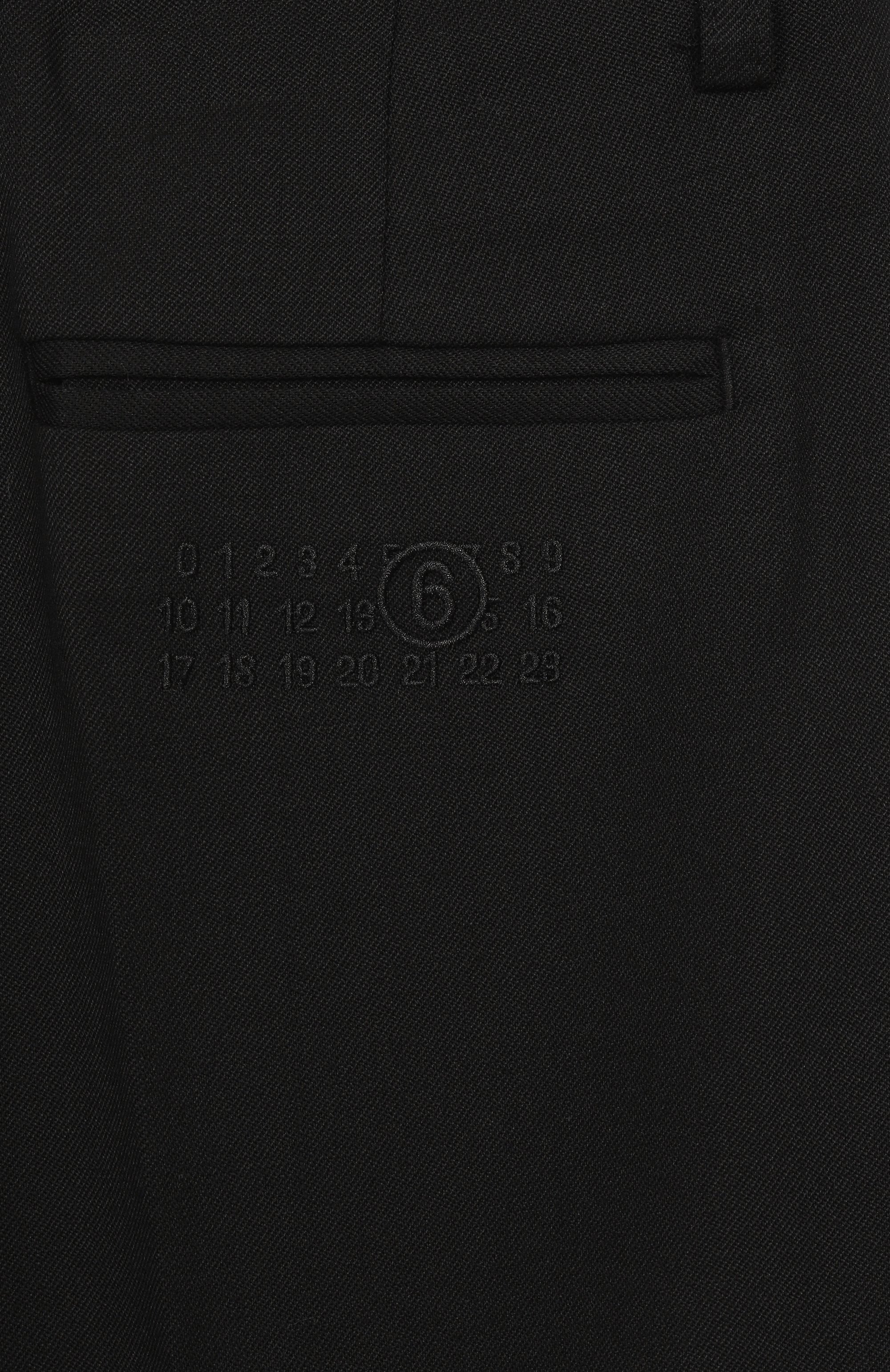 Брюки MM6 черного цвета по цене 34600 руб., арт. M60839/MM03D, фото 3 Брюки MM6, арт. M60839/MM03D, фото 3