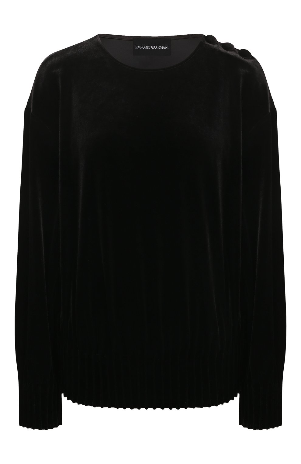 Бархатный свитшот EMPORIO ARMANI, арт. 6D2M6B/2JVZZ, фото 1