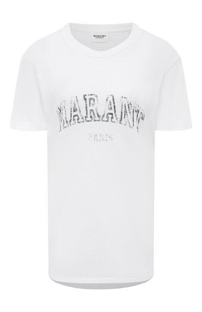 Хлопковая футболка ISABEL MARANT ETOILE, арт. 23PTS0069FA-A1N97E, фото 1