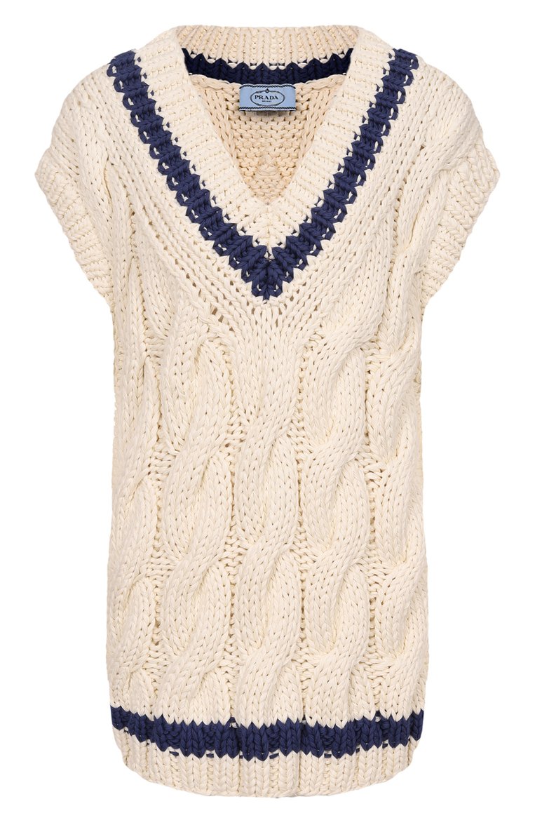 Кашемировый жилет PRADA, арт. P24O0M-PZ1-F0627-191, фото 1