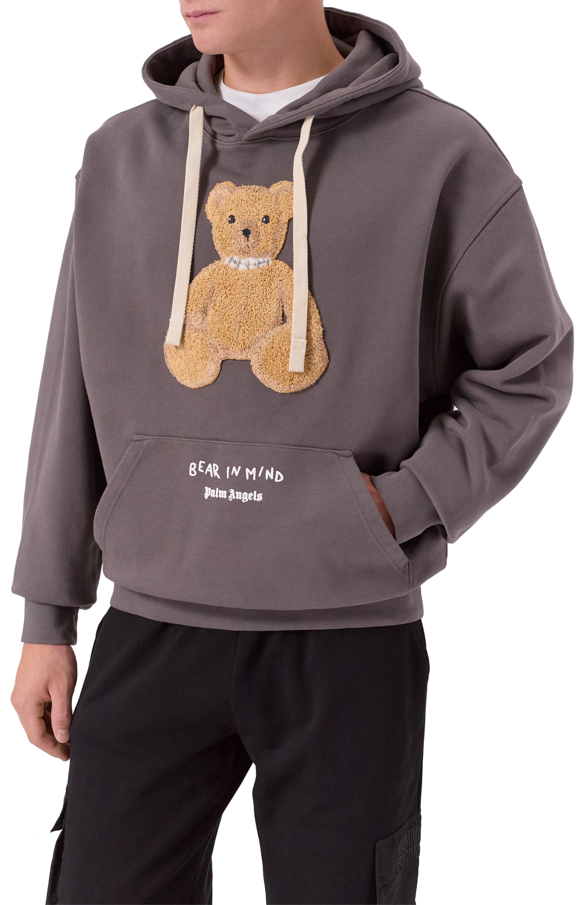 Хлопковое худи PALM ANGELS, арт. PMBB17DF25FLE004, фото 3