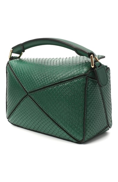 Сумка puzzle mini из кожи питона LOEWE, арт. A510U95X23/PBIV, фото 3