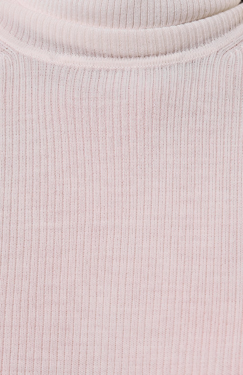 Шерстяная водолазка P.A.R.O.S.H. кремового цвета по цене 26350 руб., арт. D512552X, фото 5 Шерстяная водолазка P.A.R.O.S.H., арт. D512552X, фото 5