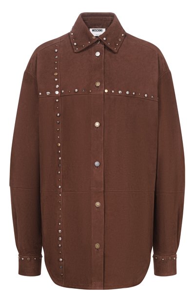 Женская замшевая рубашка MOSCHINO, арт. A3702/0572