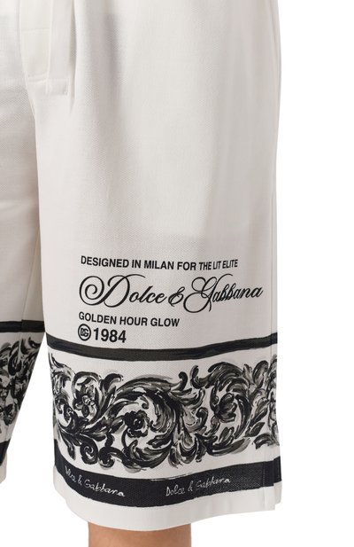 Хлопковые шорты DOLCE & GABBANA, арт. GV37AT/II7HN, фото 5