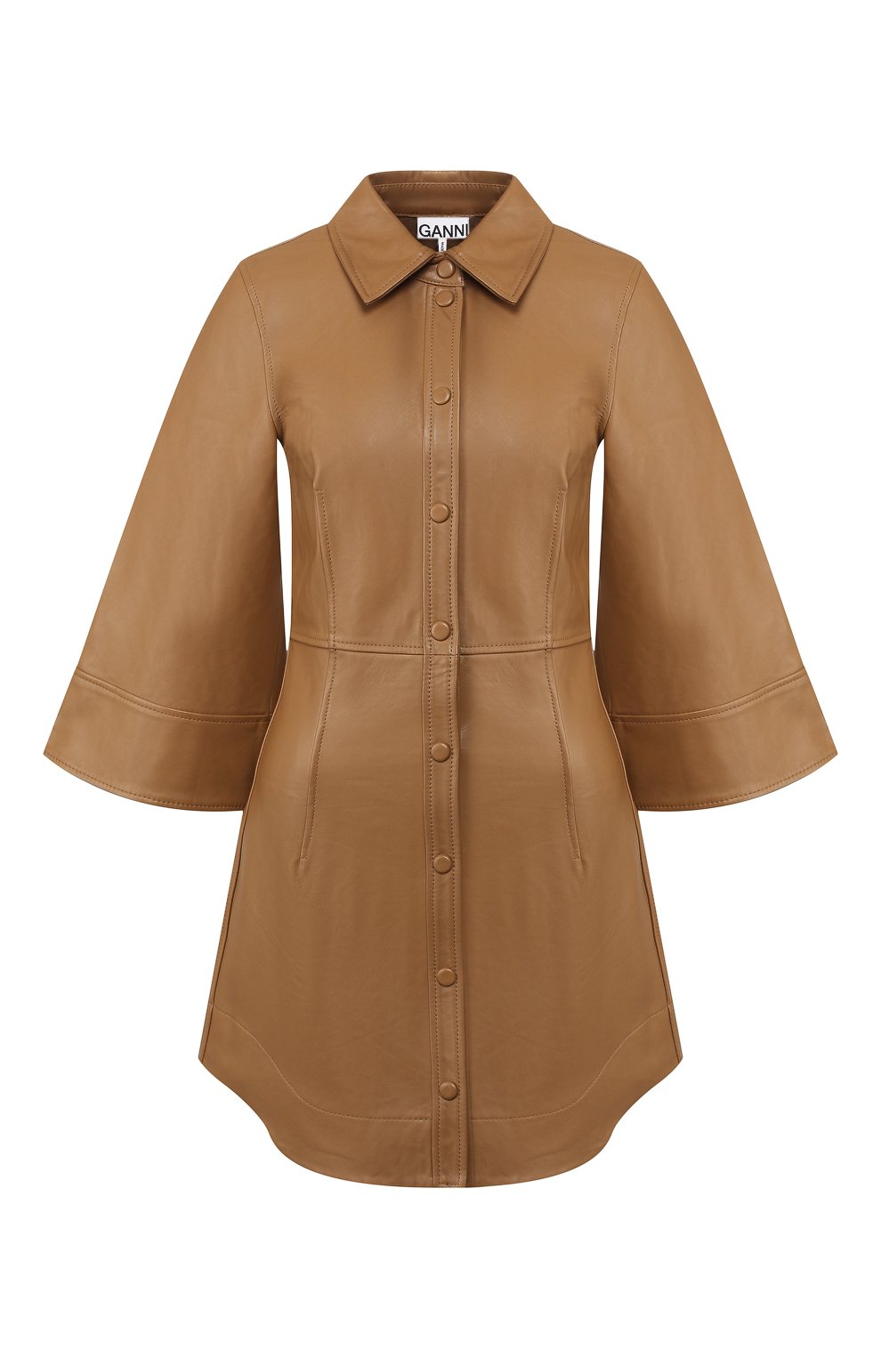 Кожаное платье GANNI, арт. F3879, фото 1