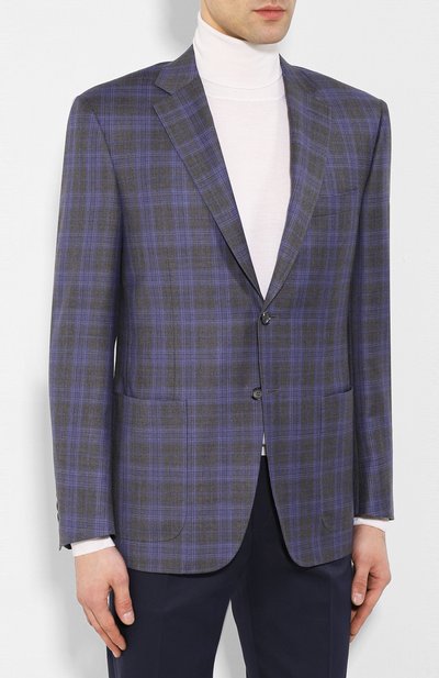 Шерстяной пиджак CANALI, арт. 13291/CF00142/130, фото 3