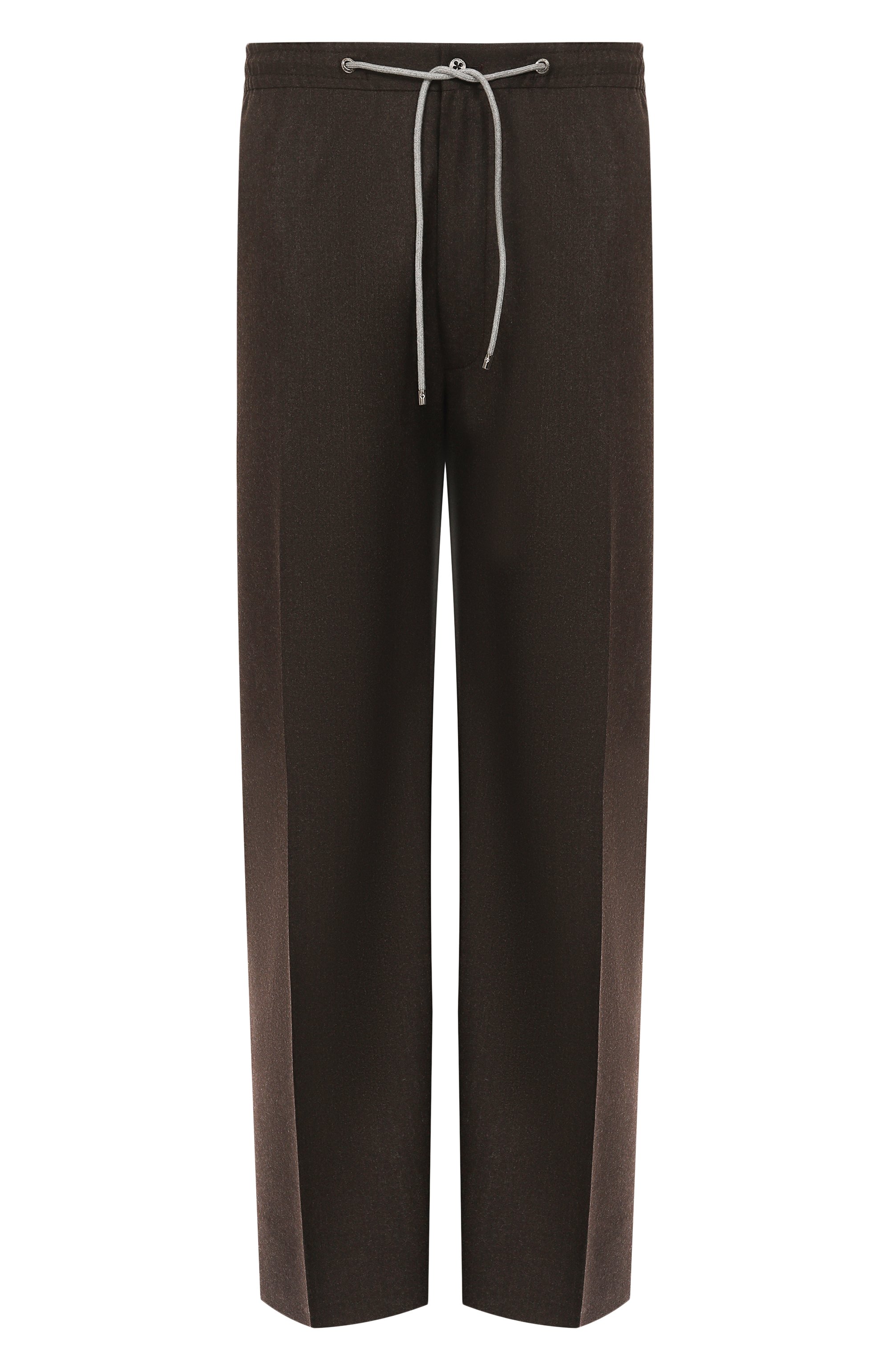 Шерстяные брюки CORNELIANI темно-коричневого цвета по цене 54850 руб., арт. 264L27-2618111, фото 1 Шерстяные брюки CORNELIANI, арт. 264L27-2618111, фото 1