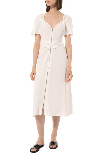 Платье PRADA кремового цвета по цене 240000 руб., арт. P3D14-S2Y-F0304-211, фото 3 Платье PRADA, арт. P3D14-S2Y-F0304-211, фото 3