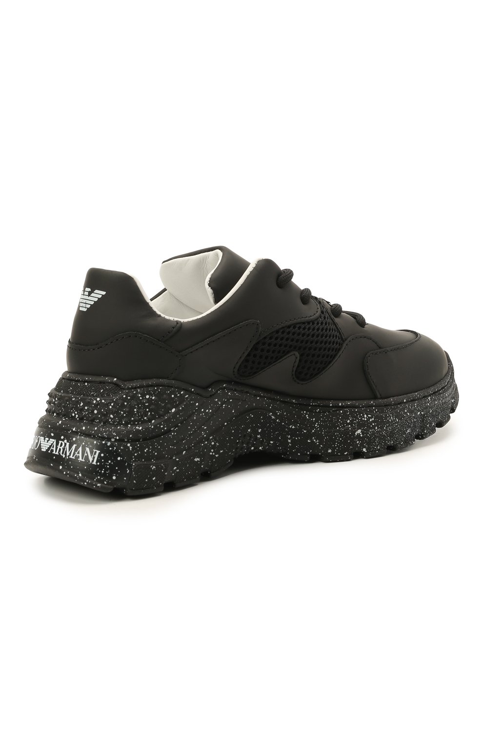 Кожаные кроссовки EMPORIO ARMANI, арт. XYX008/X0I56/28-34, фото 3