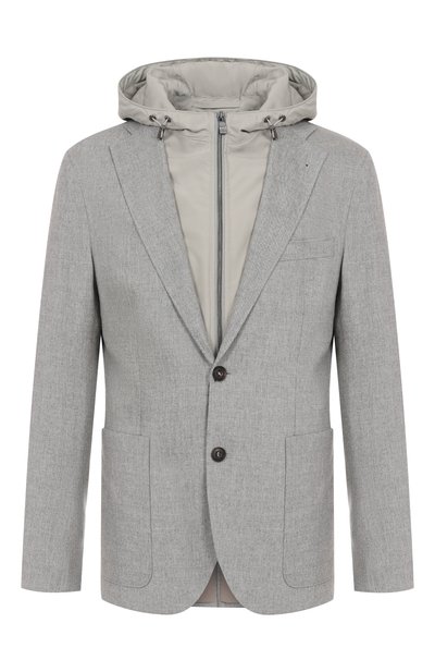 Мужской пиджак из шерсти и кашемира CORNELIANI, арт. 266537-2618535