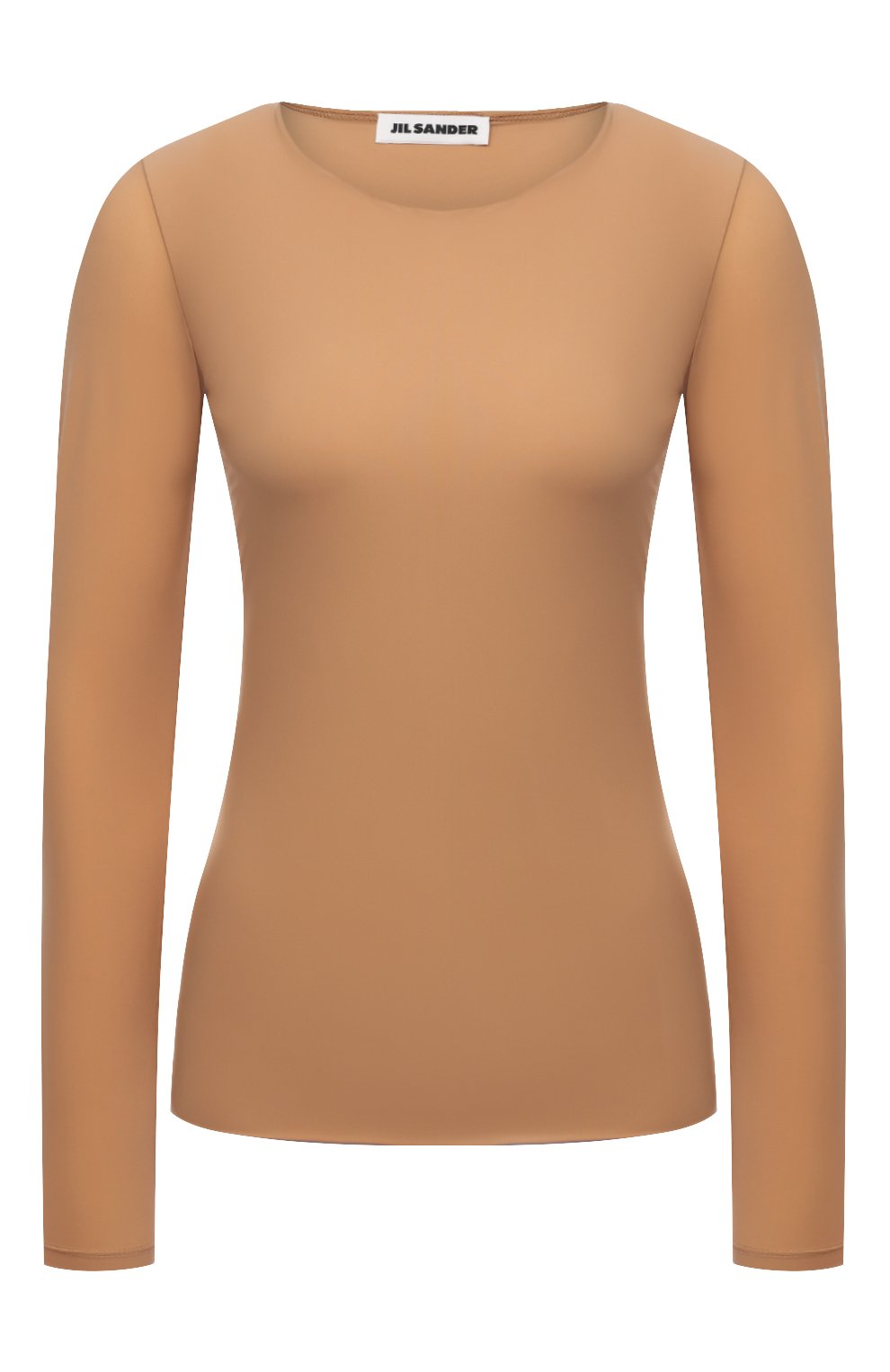Пуловер JIL SANDER бежевого цвета по цене 23650 руб., арт. JSWT705034-WT477108, фото 1 Пуловер JIL SANDER, арт. JSWT705034-WT477108, фото 1