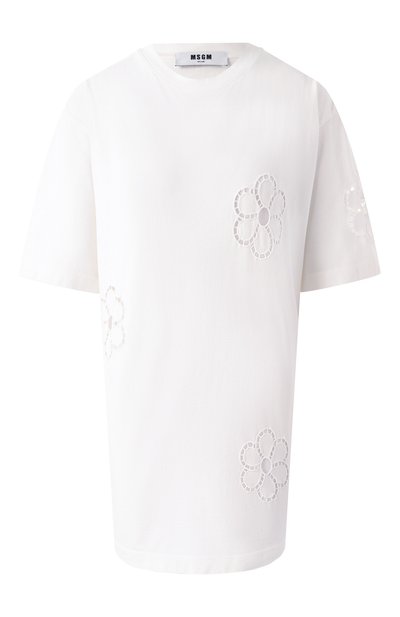 Женская хлопковая футболка MSGM, арт. 3841MDM128/257091