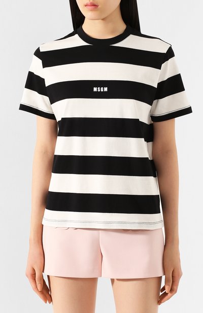 Хлопковая футболка MSGM, арт. 2841MDM241 207255, фото 3