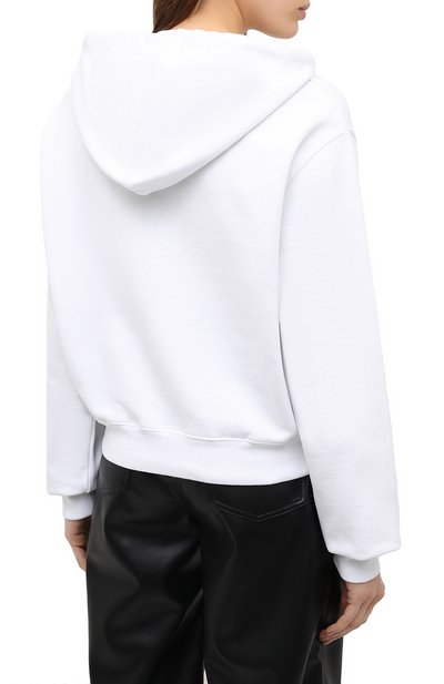 Хлопковое худи OFF-WHITE белого цвета по цене 62200 руб., арт. 0WBB016F20JER0010184, фото 4 Хлопковое худи OFF-WHITE, арт. 0WBB016F20JER0010184, фото 4