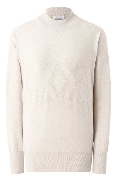 Женский пуловер из шерсти и кашемира BRUNELLO CUCINELLI, арт. M16195104