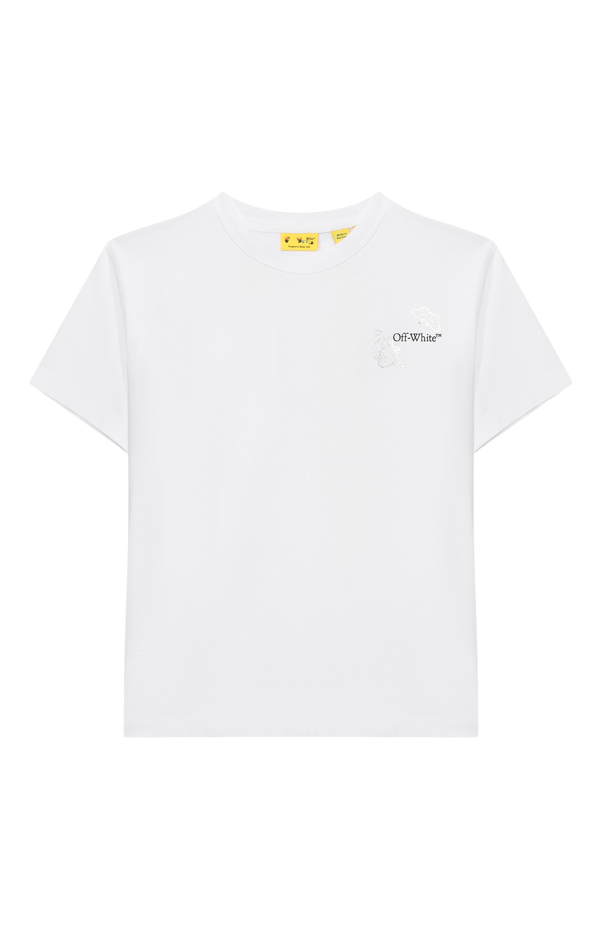 Хлопковая футболка OFF-WHITE, арт. 0GAA001S26JER002, фото 1