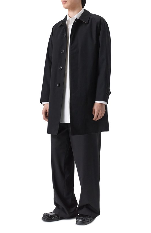 Хлопковая рубашка Balmain GH1HS500/CG39 Белый  GH1HS500/CG39 Фото 2