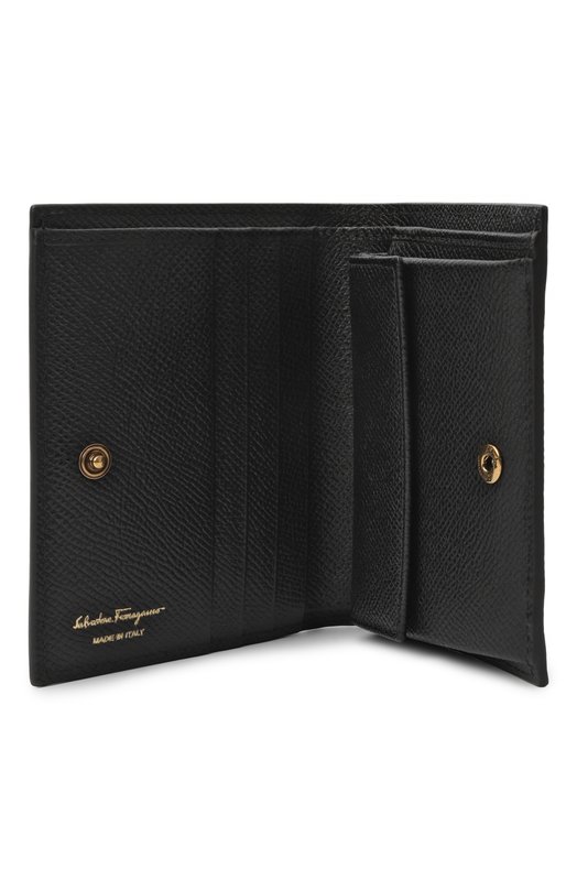 Кожаное портмоне Ferragamo 22D780/726 Чёрный  22D780/726 Фото 3