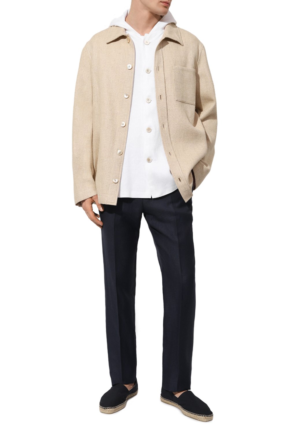 Льняная рубашка KITON, арт. UMCLUCAH08838, фото 2