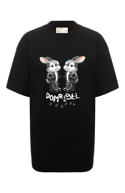 Женская хлопковая футболка DOMREBEL, арт. MISSCHIEF/T-SHIRT